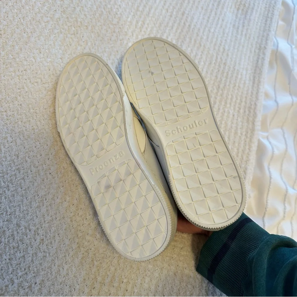 Proenza Schouler white slip ons sz 40 - Picture 7 of 7